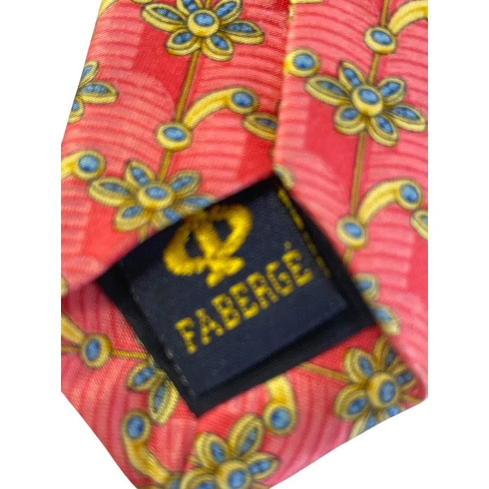Faberge Silk Tie Mens Sz 59